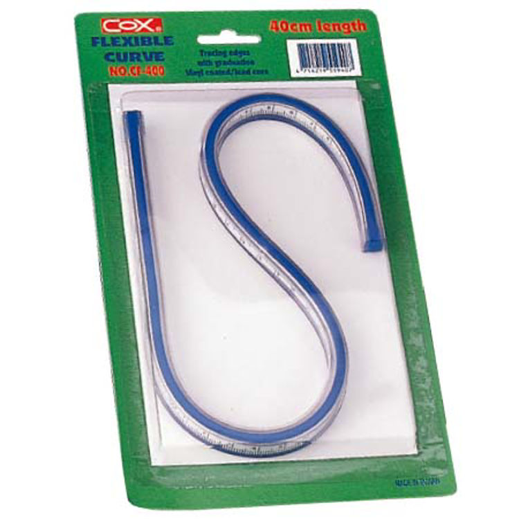 Picture of 9407-FLEXIBLE CURVE 40CM-TRACING EDGES WITH GRADUATION